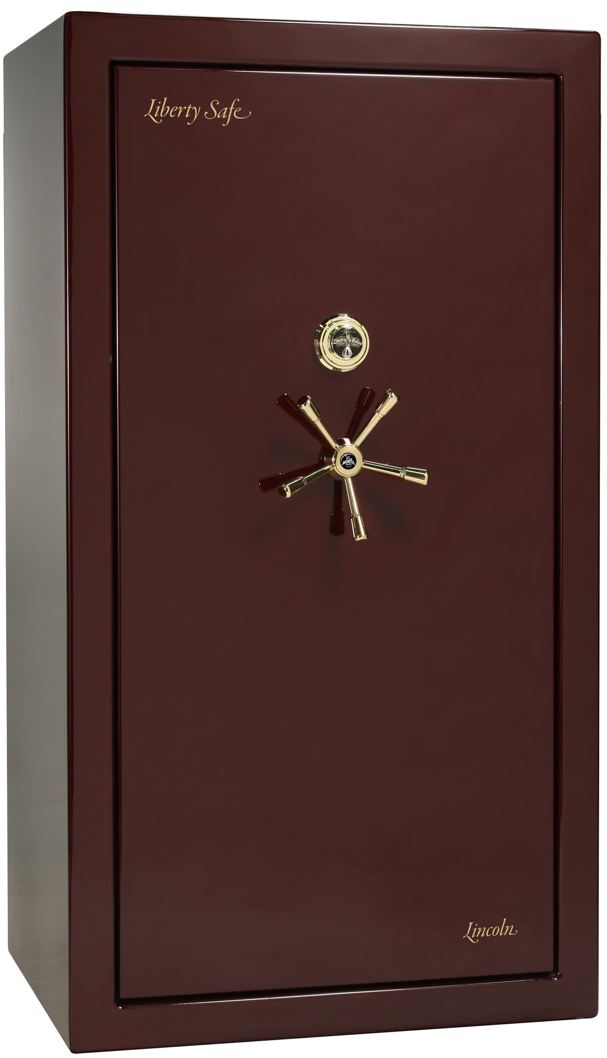 LX-Sig-40-Burgundy Marble-BR-ML-5 Spoke-Closed